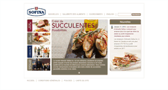 Desktop Screenshot of fr.sofinafoods.com